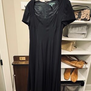 Ralph Lauren Elegant Black Dress